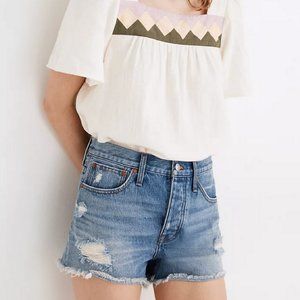 Madewell Relaxed Denim Shorts Size 28